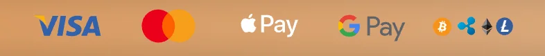 Métodos de pago disponibles en Corgibet Casino con Visa, Mastercard, Apple Pay, Google Pay y criptomonedas